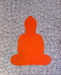 G. N. Qazi, Meditation-2, 36 x 48 inch, Acrylic On Canvas, AC-GNQ-110